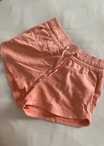H&M Pembe Pamuklu Rahat Mini Şort