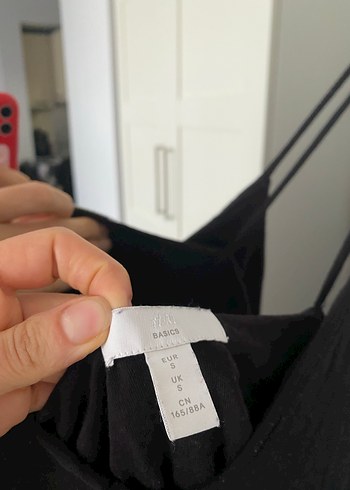 Siyah V Yaka Kolsuz Midi Tulum - Görsel 3