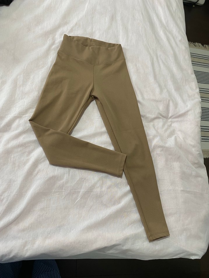 Bej Kadın Spor Tayt - Görsel 2