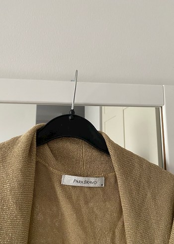 Keten Kumaşlı Kemerli Bej Midi Yelek - Görsel 2