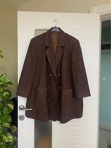 Kahve blazer ceket