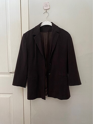 Kahve blazer ceket
