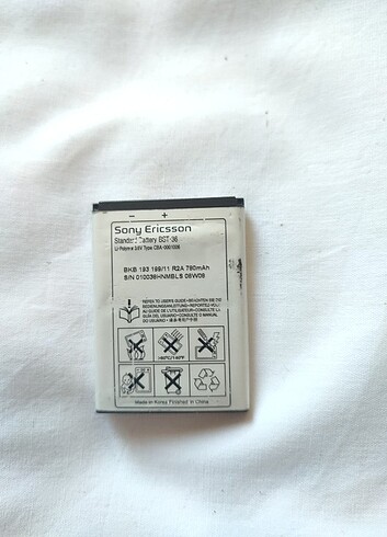 Sony Ericsson batarya