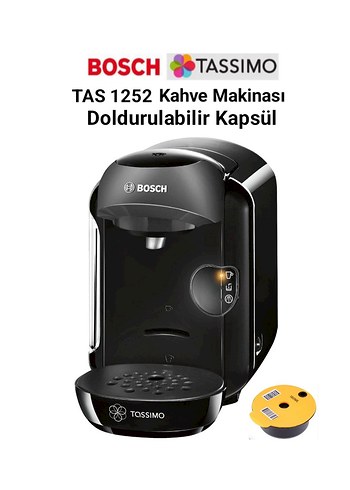 BOSCH TAS 1252 Doldurulabilir Kapsüllü Kahve Makinesi