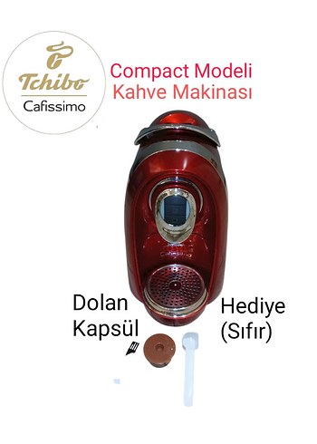 Tchibo Cafissimo Kahve Makinesi ve Dolan Kapsül