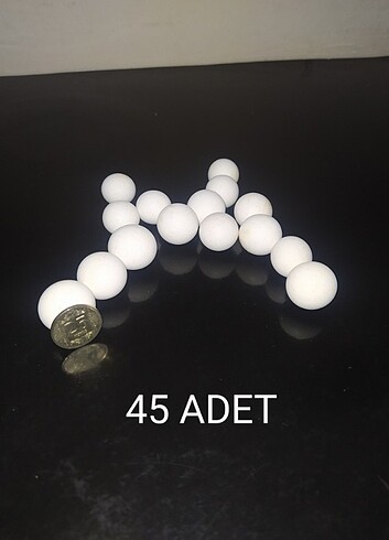 Beden DOĞAL YUVARLAK BEYAZ TAŞ (45 ADET)