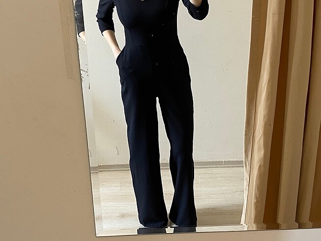 Siyah tulum - Görsel 4