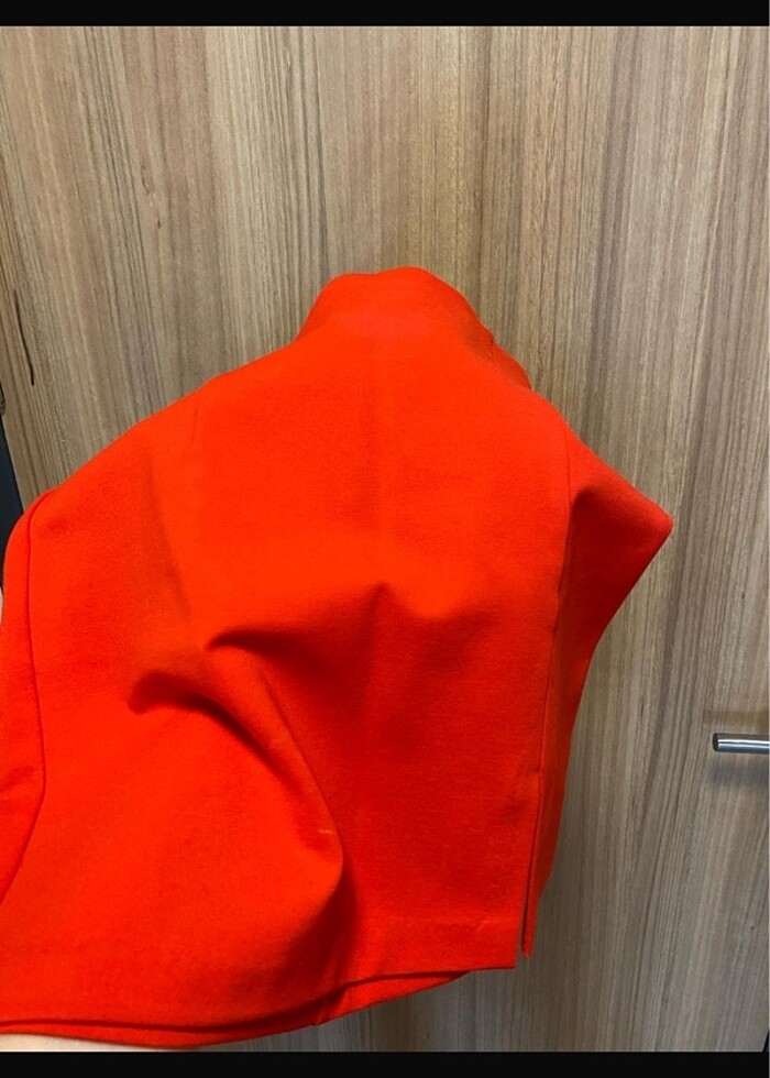 Kırmızı mini etek - Görsel 4