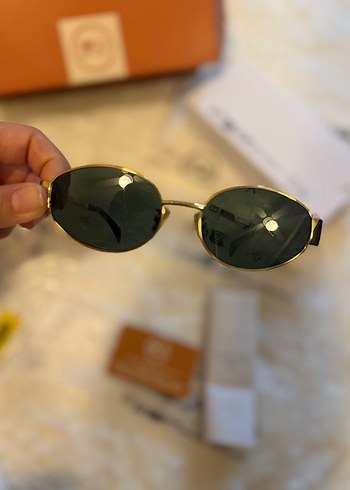 Celine Celine triomphe Metal 01 CL 40235U 30N Gold Kadın Güneş Gözlüğü