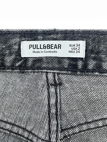 34 Beden gri Renk Pull and Bear Jean / Kot %70 İndirimli.