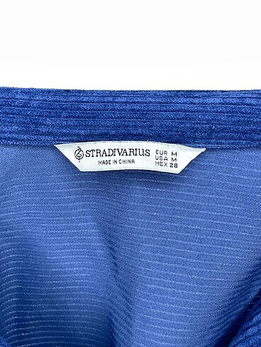 m Beden mavi Renk Stradivarius Kot Ceket %70 İndirimli.