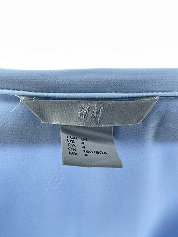 34 Beden mavi Renk H&M Gömlek p İndirimli.
