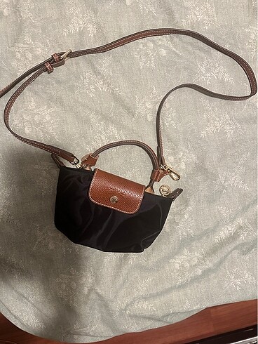 Longchamp Le Pliage Xs Original pouch with handle black