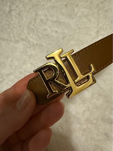 Beden Ralph lauren 100 cm kemer gold tokalı taba rengi