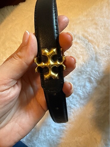 Beden Tory burch siyah -gold deri kemer