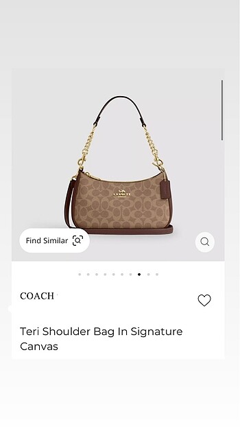 Coach Coach Teri Shoulder Bag In Signature
