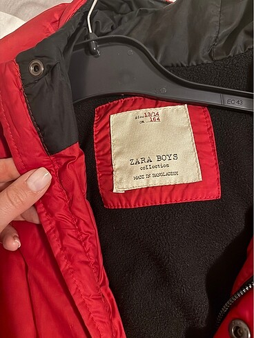 13-14 Yaş Beden Zara boy mont / çocuk mont