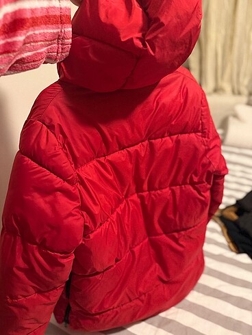 13-14 Yaş Beden kırmızı Renk Zara boy mont / çocuk mont