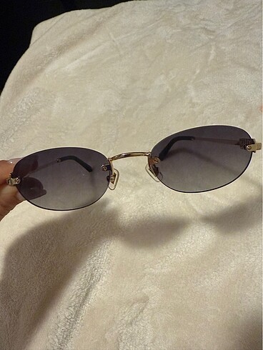 Miu miu füme gold 5120 140 kadın oval degrade cam gözlük