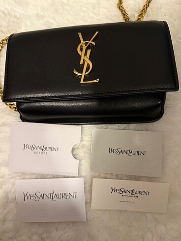 Beden Ysl phoneholder model akalitesiyah çanta