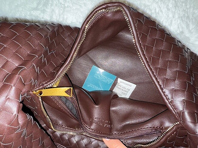 Bottega Veneta Bottega Veneta model Akalite Koyu Bordo Intrecciato Deri