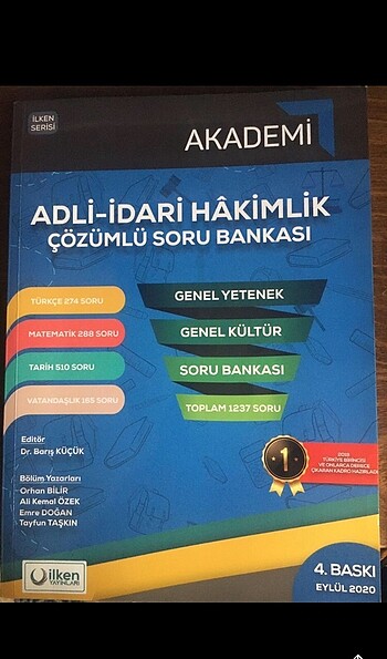 Hakimlik Akademisi GY GK soru bankası