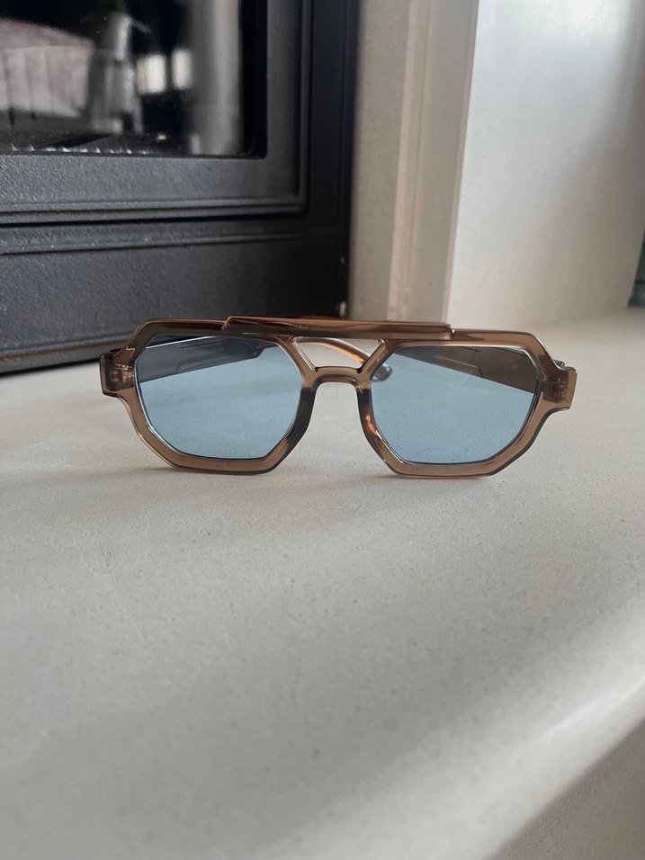 Mavi Camlı Kadın Güneş Gözlüğü - Görsel 5