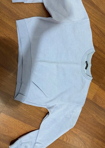 Zara Kadın S beden lila Sweatshirt, Bisiklet Yaka, Uzun Kollu - Görsel 2