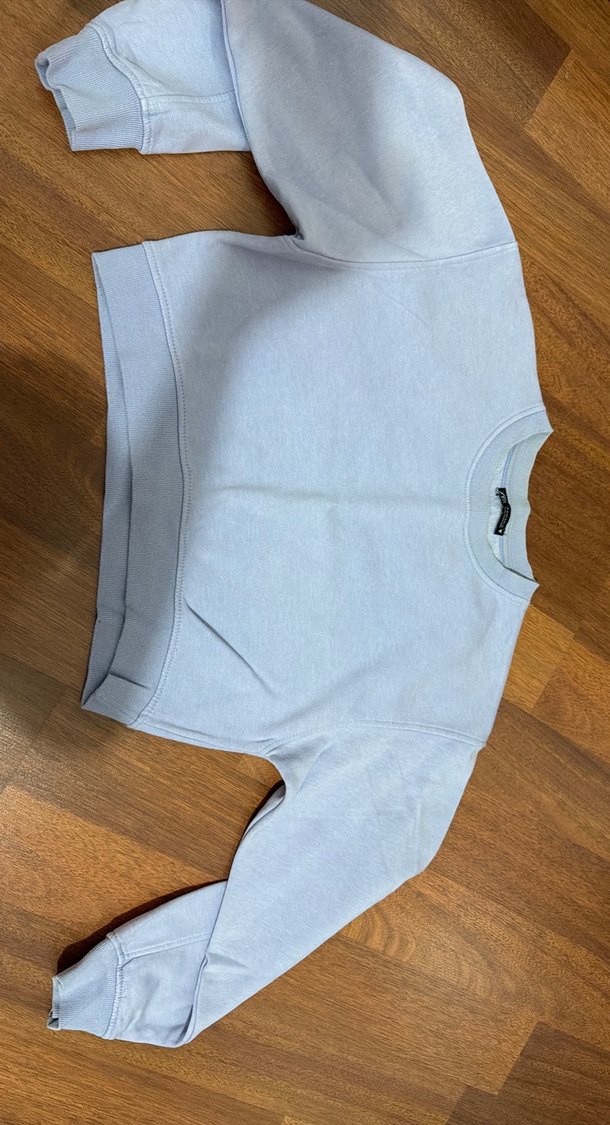 Zara Kadın S beden lila Sweatshirt, Bisiklet Yaka, Uzun Kollu - Görsel 2