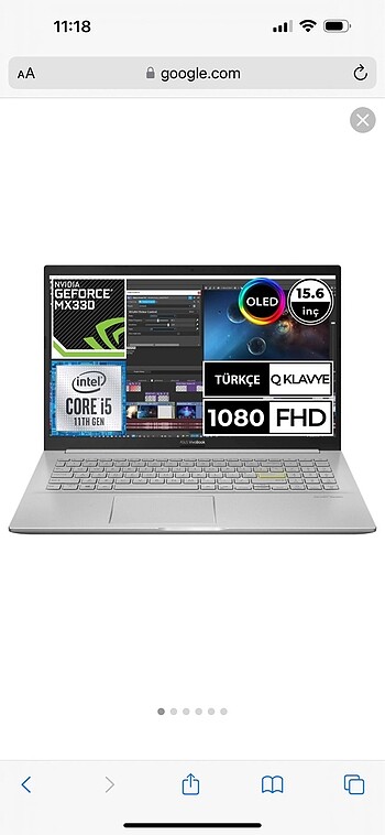 ASUS YENİ NESİL VIVABOOK 15 OLED