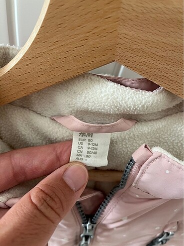 1 Yaş Beden pembe Renk H&M Astronot Tulum Mont