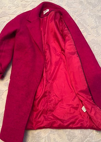 Fuşya Renk Kadın Kaban - Görsel 2