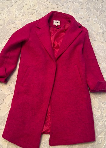 Fuşya Renk Kadın Kaban - Görsel 3