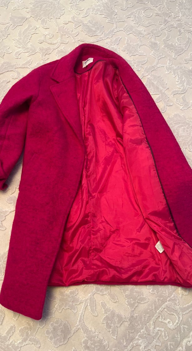 Fuşya Renk Kadın Kaban - Görsel 2