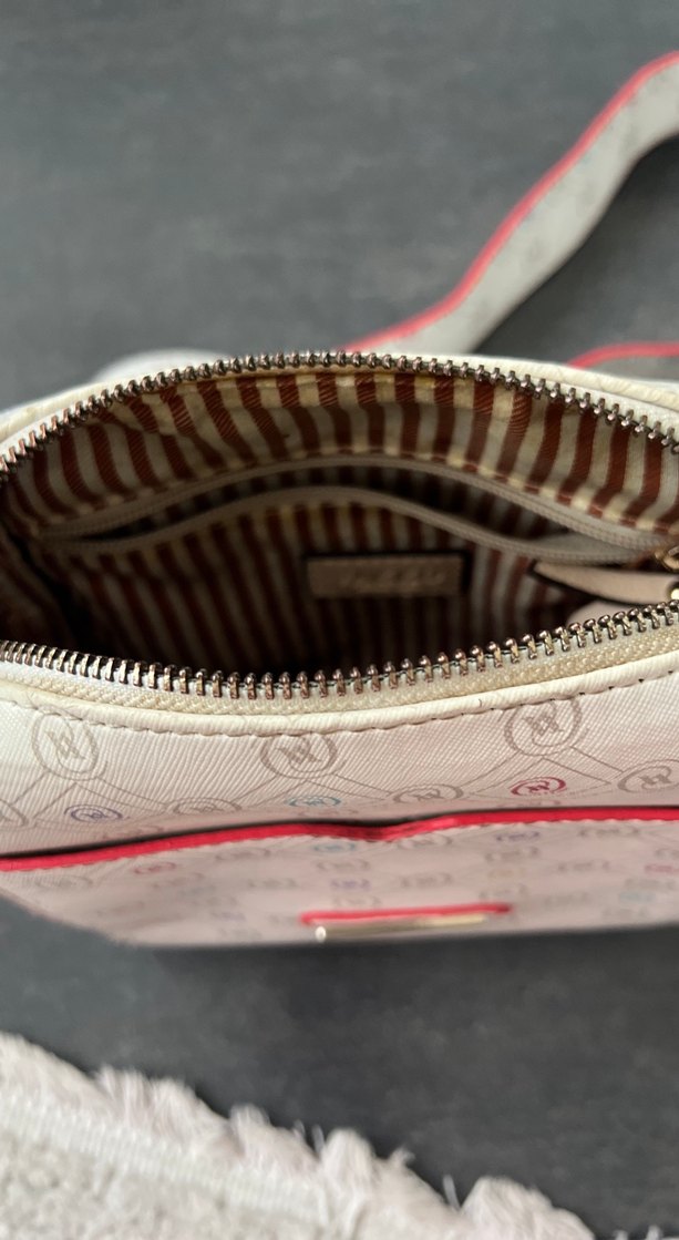 Beyaz Baskılı Kadın Omuz Çantası - Görsel 3