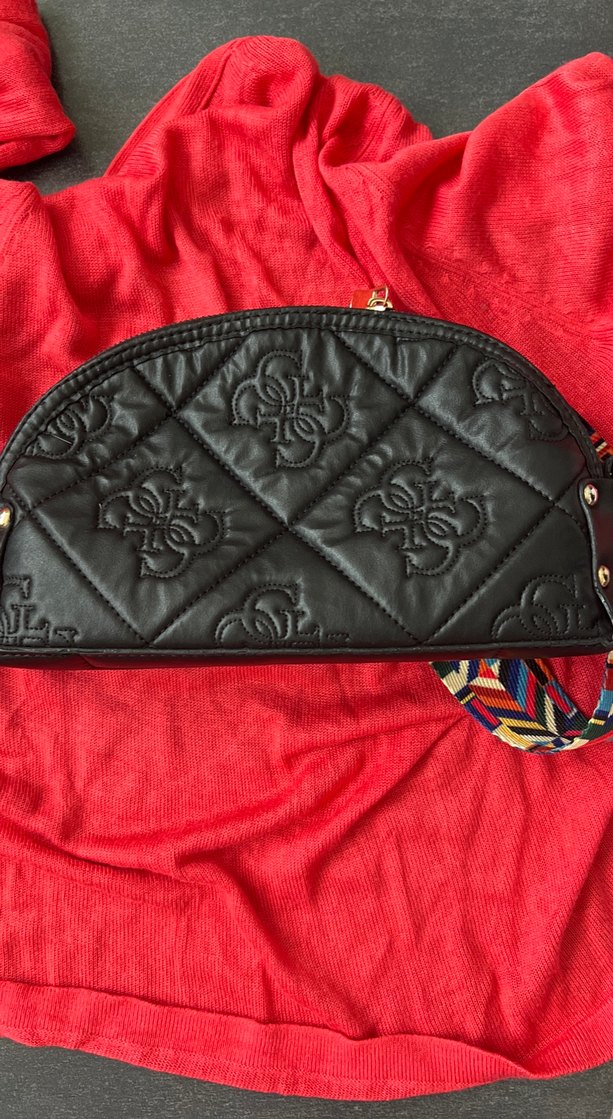 Nakışlı Fermuarlı Kadın Çanta - Görsel 2