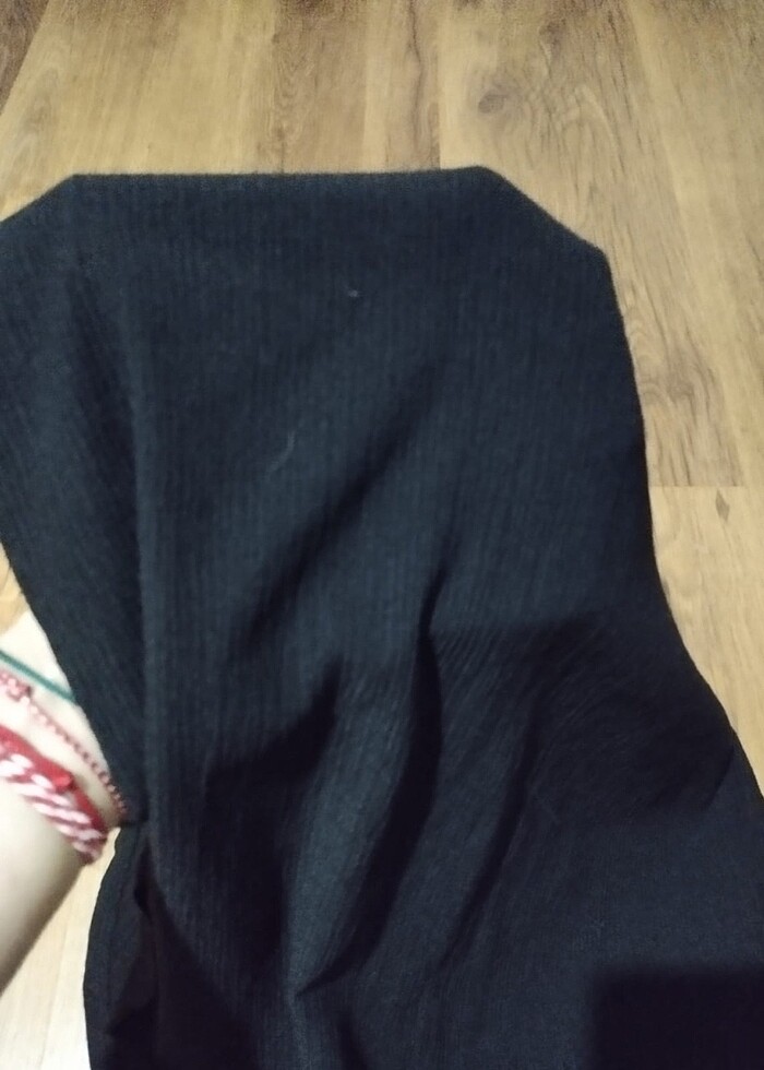 Midi yırtmaçlı etek - Görsel 4