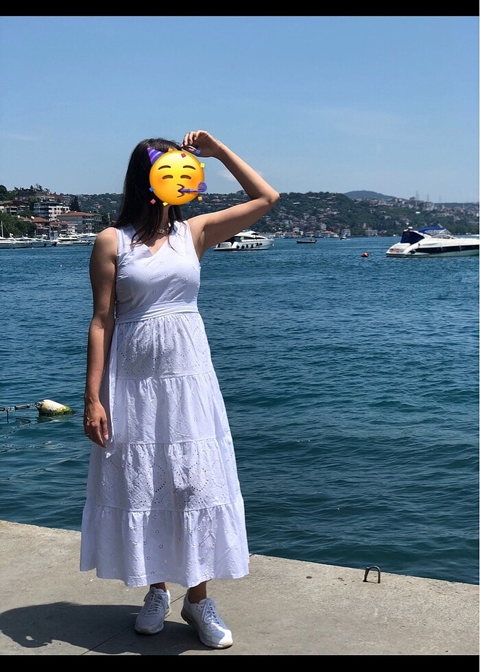 Beyaz elbise - Görsel 2