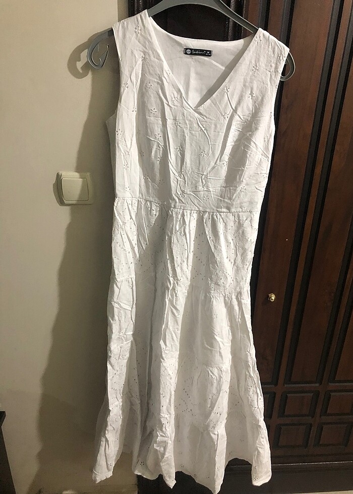 Beyaz elbise - Görsel 4