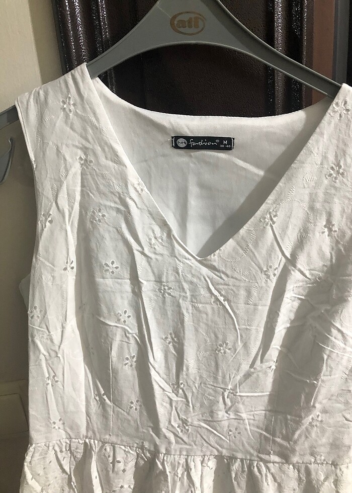 Beyaz elbise - Görsel 5