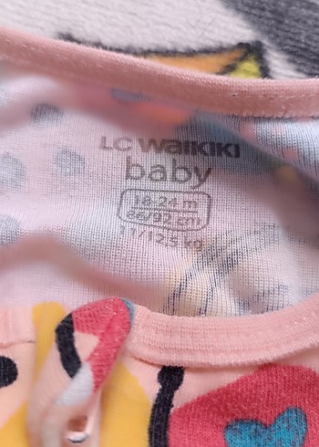 LC Waikiki Kız Çocuk Pastel Renkli Desenli Fermuarlı Uyku Tulumu