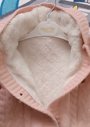 Düğmeli Pembe Bebek Tulumu - Görsel 7