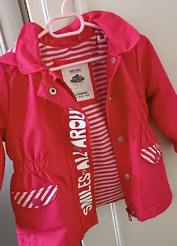 12-18 Ay Beden Kız bebek yağmurluk