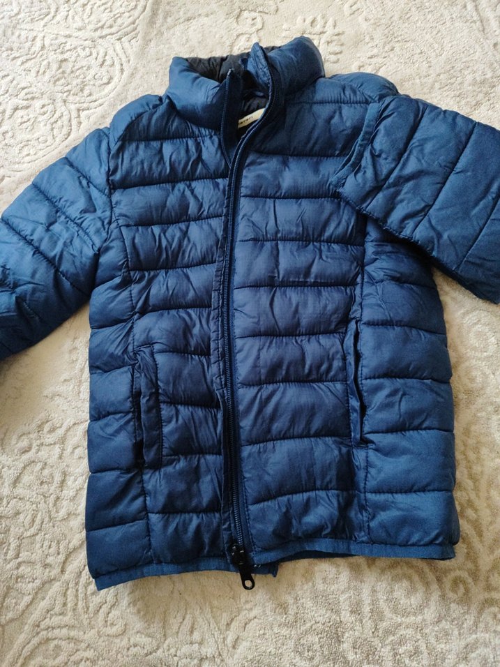 Erkek Çocuk Lacivert Fermuarlı Mont - Görsel 4