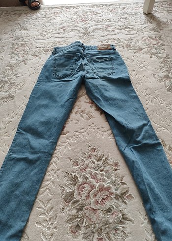 Mavi erkek Denim Pantolon Midi Boy - Görsel 6
