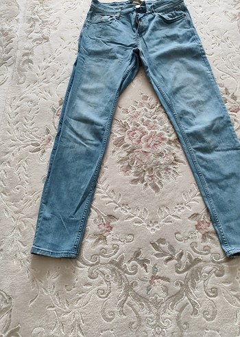 Mavi erkek Denim Pantolon Midi Boy - Görsel 2