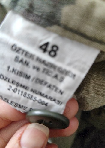 Kemerli Kamuflaj Mini Erkek Şort - Görsel 7