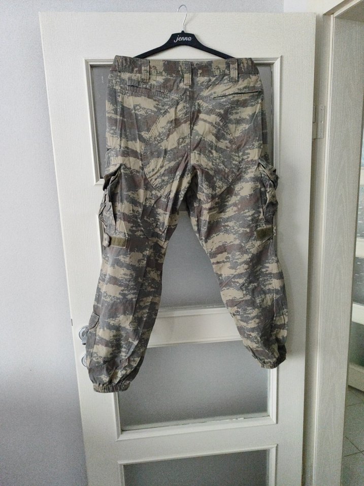 Kemerli Kamuflaj Mini Erkek Şort - Görsel 5