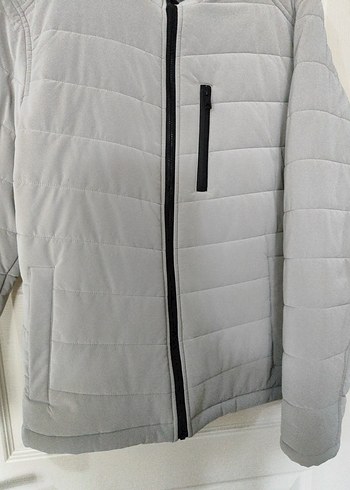 Gri Fermuarlı Erkek Ceket - Görsel 2