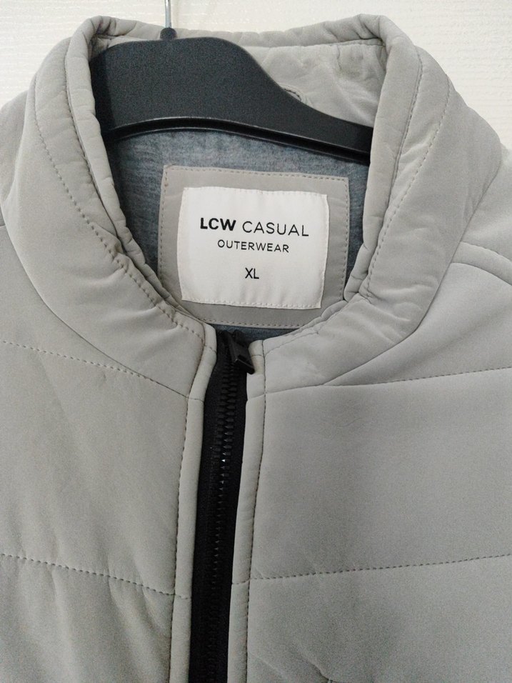 Gri Fermuarlı Erkek Ceket - Görsel 3